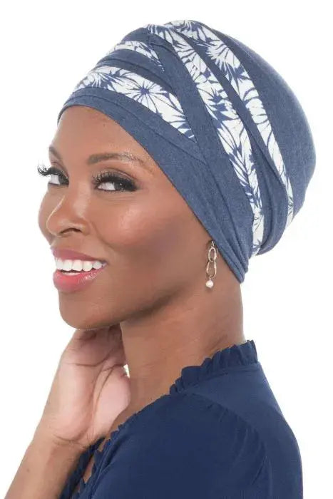 Bamboo Criss Cross Turban - Detachable Bow