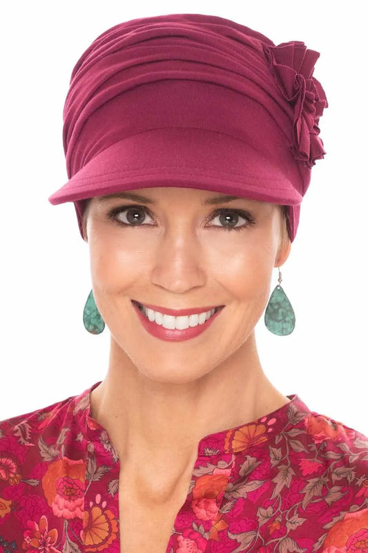 Bamboo Florette Newsboy Hat - Wigsisters