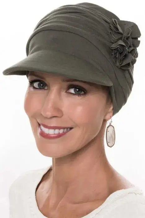 Bamboo Florette Newsboy Hat - Wigsisters
