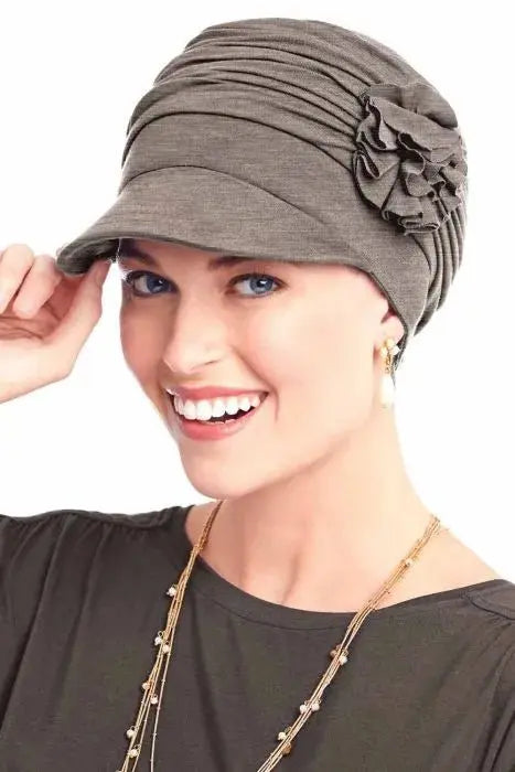 Bamboo Florette Newsboy Hat - Wigsisters