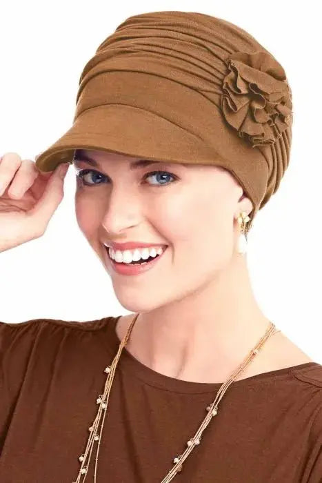 Bamboo Florette Newsboy Hat - Wigsisters
