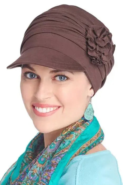 Bamboo Florette Newsboy Hat - Wigsisters