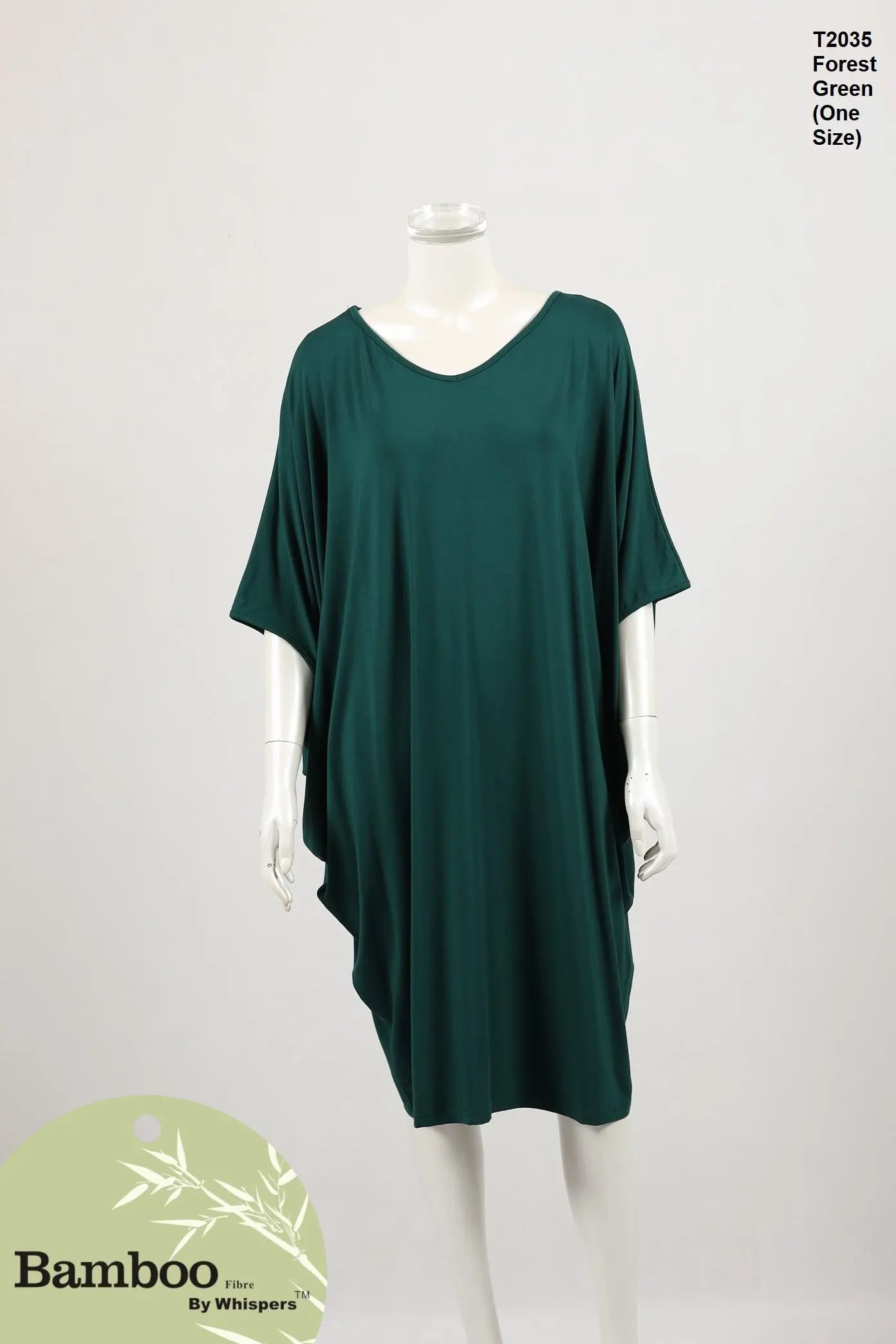 Bamboo V Neck Dress - Wigsisters