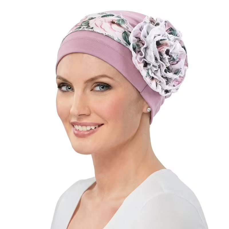 Floral Twist Cap