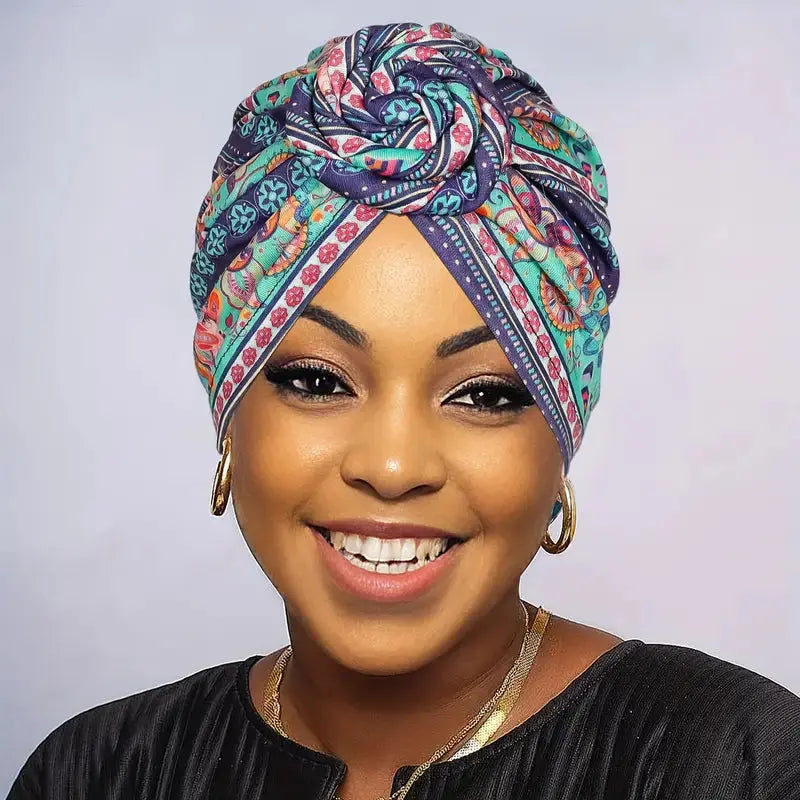 Rosette Turban - Pattern - Wigsisters
