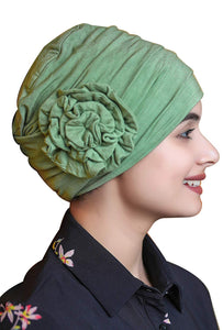Bamboo Flower Patch Cap - Wigsisters