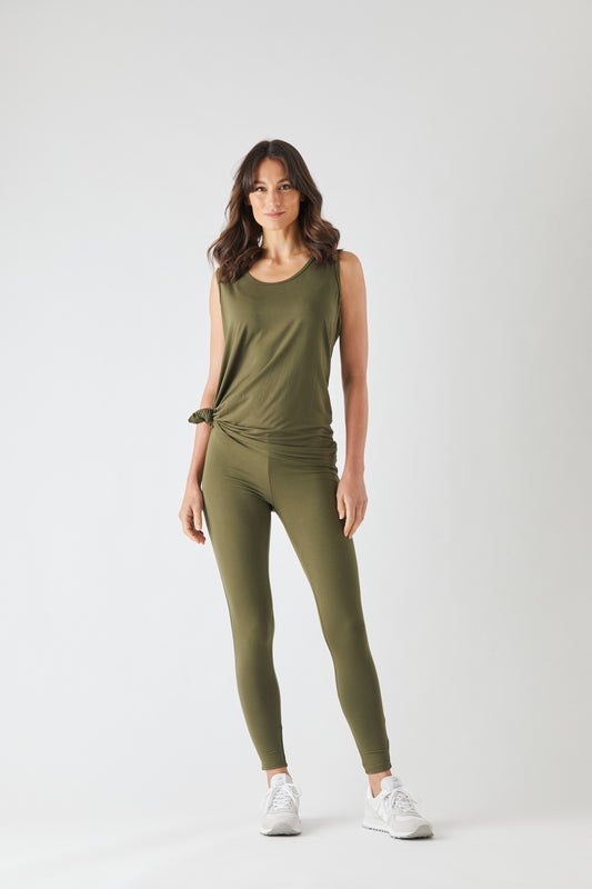 Bamboo Wide Band Leggings Long - Wigsisters