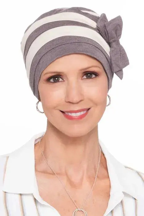 Bamboo Criss Cross Turban - Detachable Bow