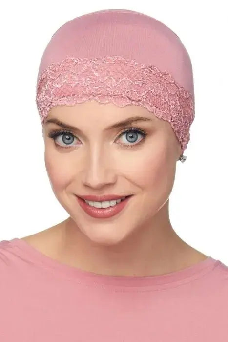 Bamboo Sleeping Cap with Lace - Large - Wigsisters