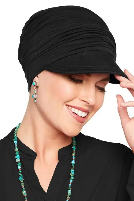 Bamboo Slouchy Newsboy Hat - Wigsisters