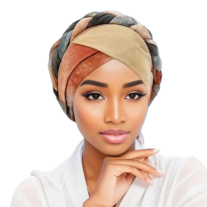 Braided Tie Dye Turban - Wigsisters