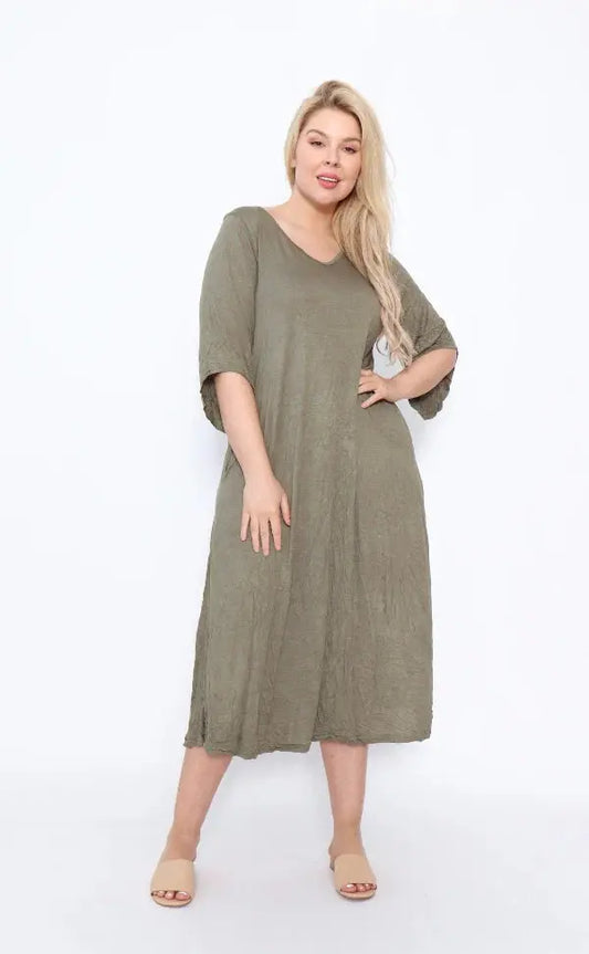 Cotton Waterfall Dress