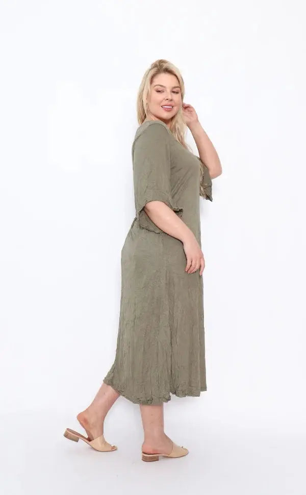 Cotton Waterfall Dress