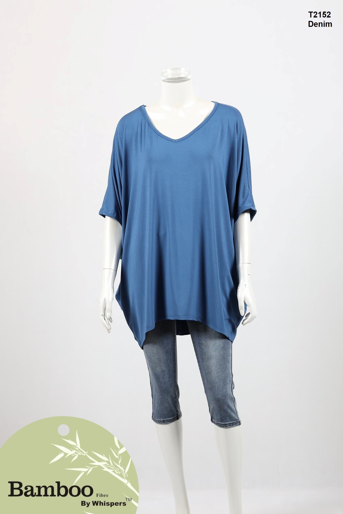 Bamboo Top V Neck - Wigsisters