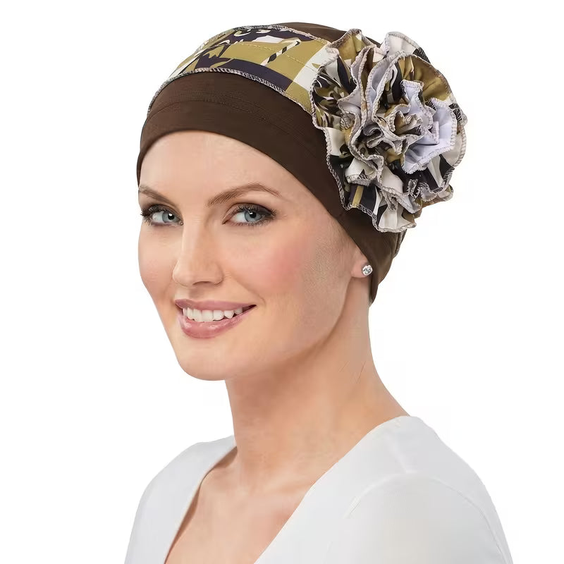Floral Twist Cap