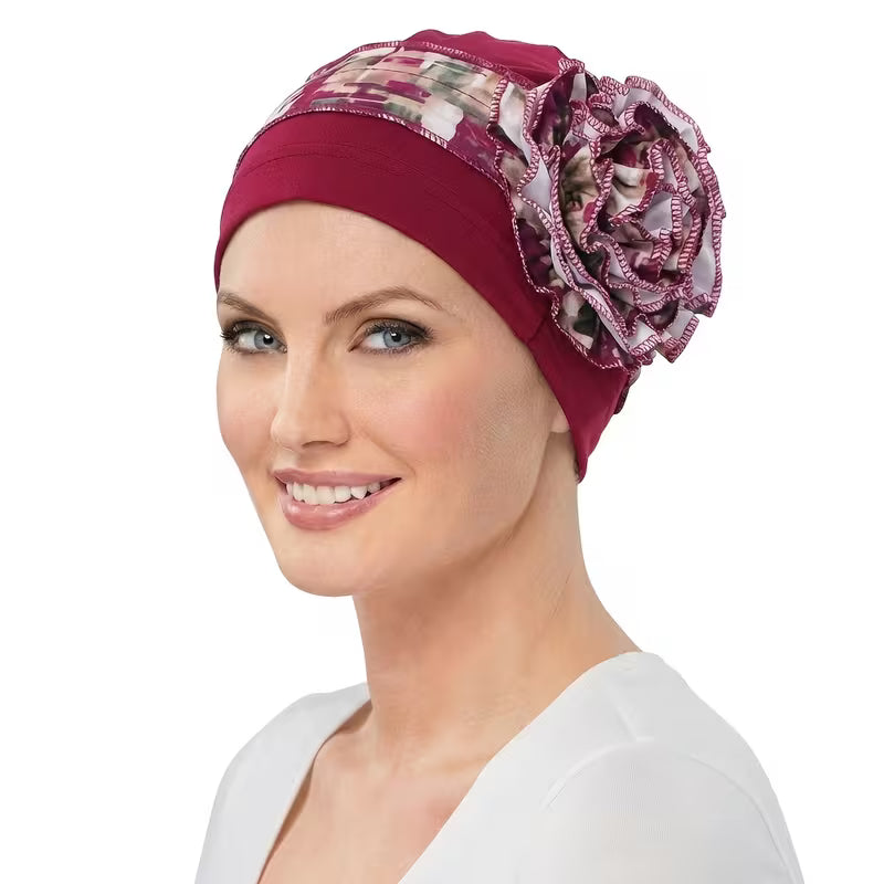 Floral Twist Cap
