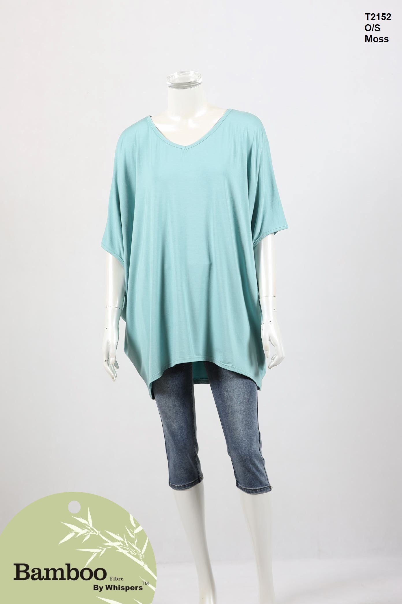 Bamboo Top V Neck - Wigsisters