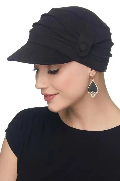 Pleated Tab Baseball Cap - Wigsisters