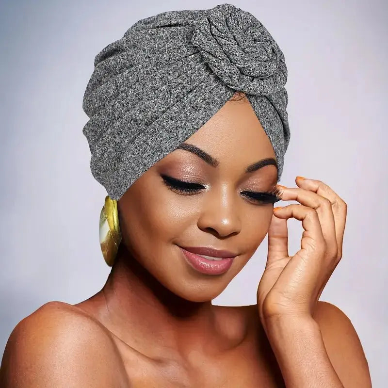 Rosette Turban - Plain - Wigsisters