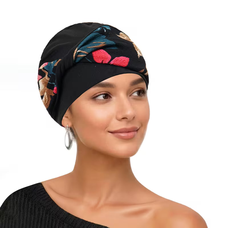 Two-Tone Twist Turban