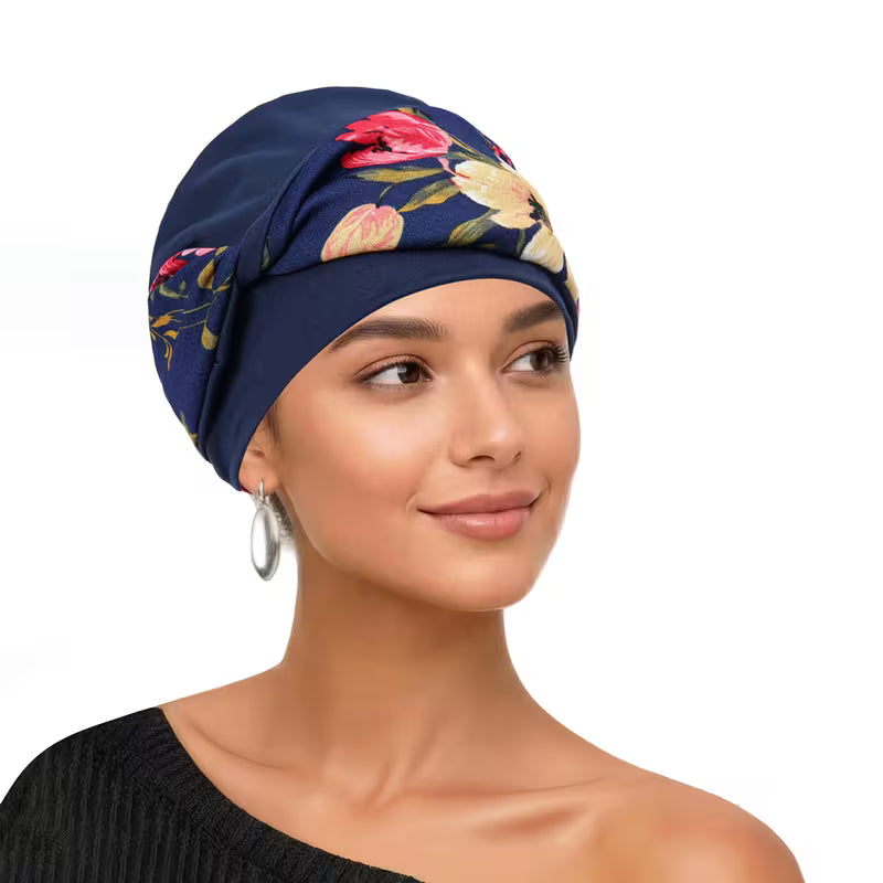 Two-Tone Twist Turban