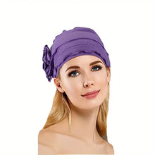 Load image into Gallery viewer, Flapper Styled Hat with Florette - Wigsisters