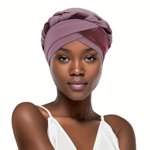 Braided shimmer turban - Wigsisters