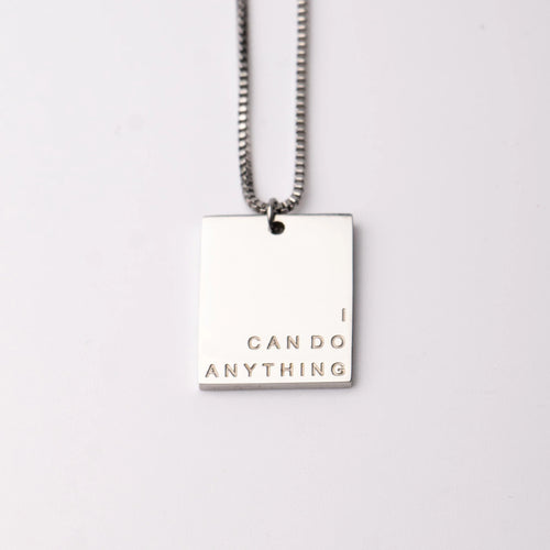 I CAN DO ANTHING - Tag Pendant - Wigsisters