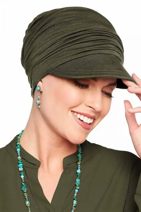 Bamboo Slouchy Newsboy Hat - Wigsisters