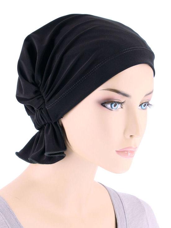 Abbey Cap in Raven Black - Wigsisters