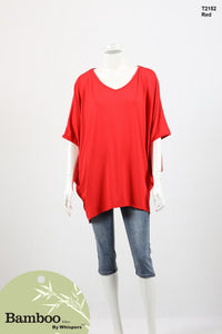 Bamboo Top V Neck - Wigsisters