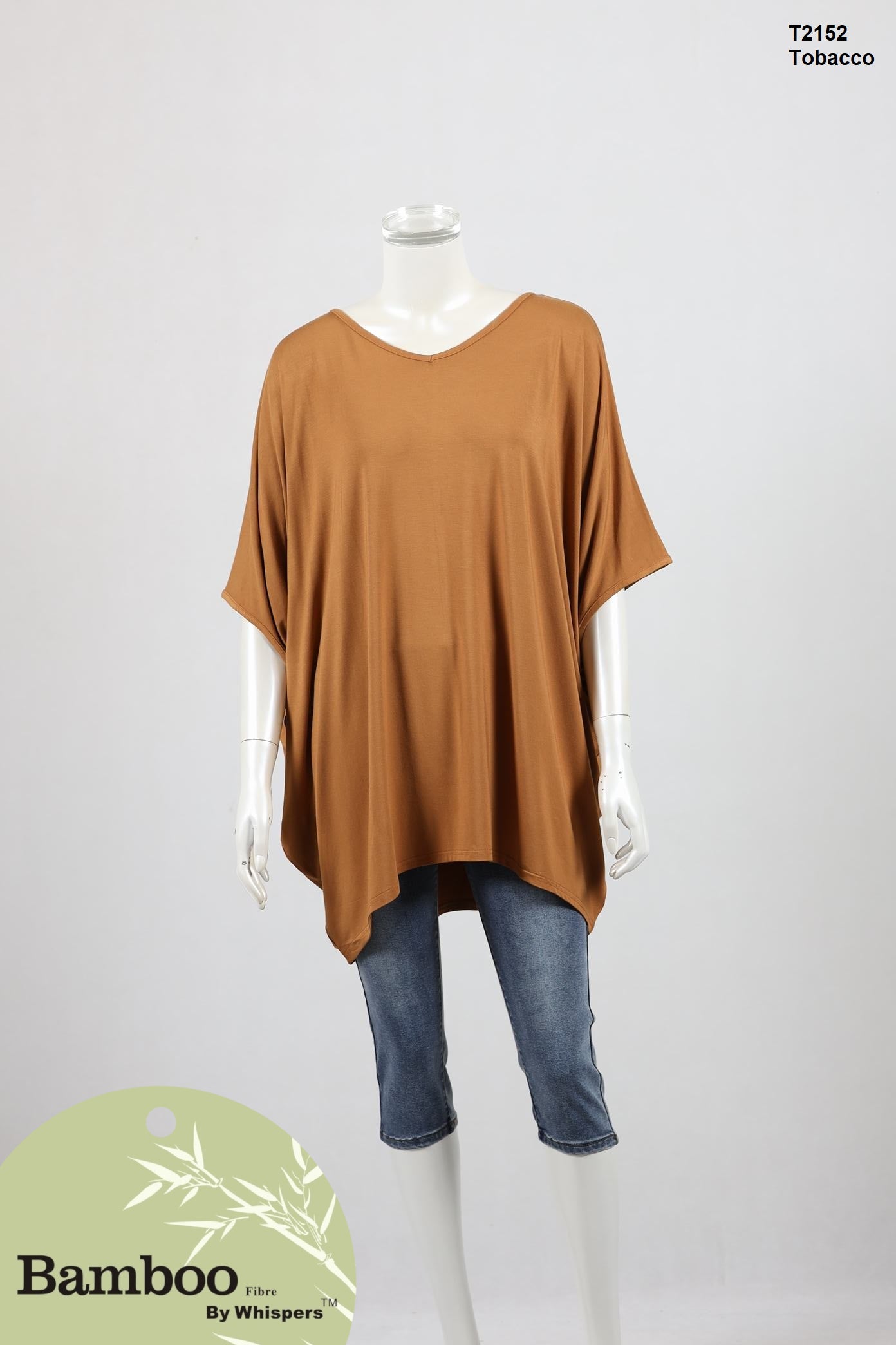 Bamboo Top V Neck - Wigsisters