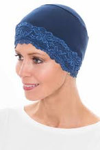 Load image into Gallery viewer, Bamboo  &amp; Aloe Vera Sleeping Cap with Lace - Wigsisters
