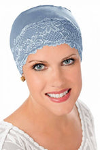 Load image into Gallery viewer, Bamboo  &amp; Aloe Vera Sleeping Cap with Lace - Wigsisters
